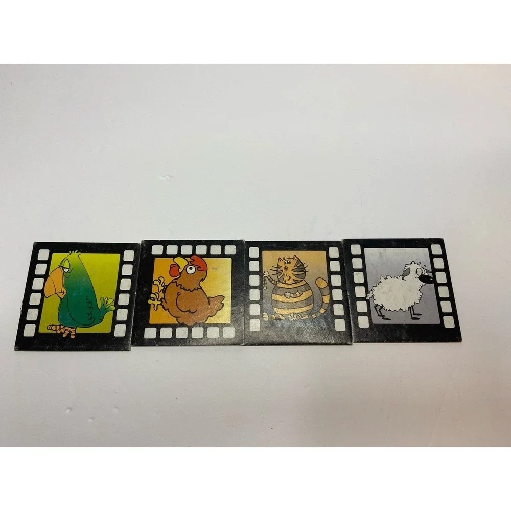 Cardinal Memory Match Game Kids Ages‎ 3-7 Animal Film Strip Theme in Metal Tin
